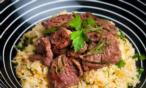 طريقة عمل أرز بشرائح اللحم